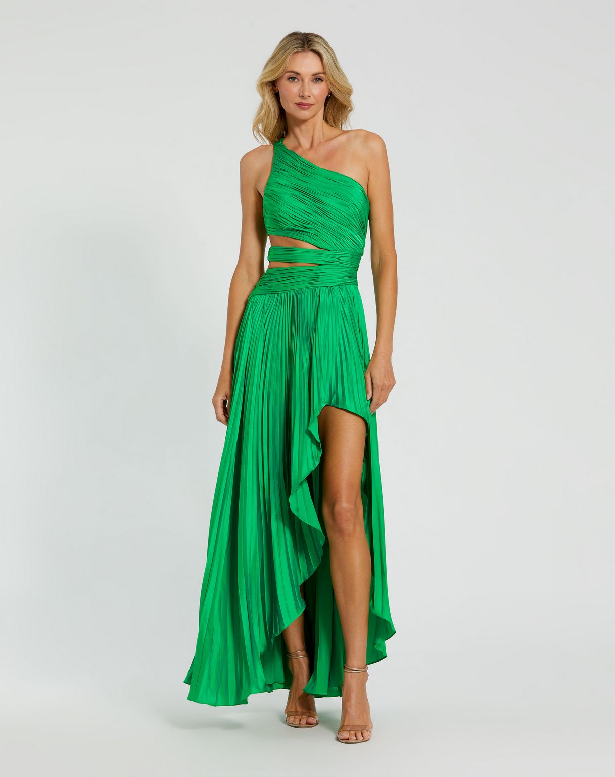 Formal Prom Long Pleated Dress Long Pleated Prom Mac Duggal 49837