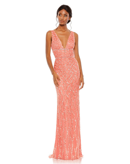Sleeveless Formal Dress Sleeveless Detail Mac Duggal 5669