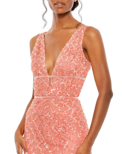 Sleeveless Formal Dress Sleeveless Detail Mac Duggal 5669