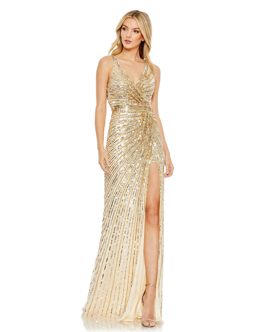 Long Sequin Formal Fitted Prom Dress Sequin Fitted Long Prom Mac Duggal 5685