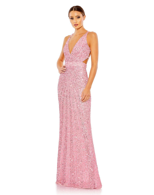 Long Prom Formal Sequin Dress Long Sequin Prom Mac Duggal 5686