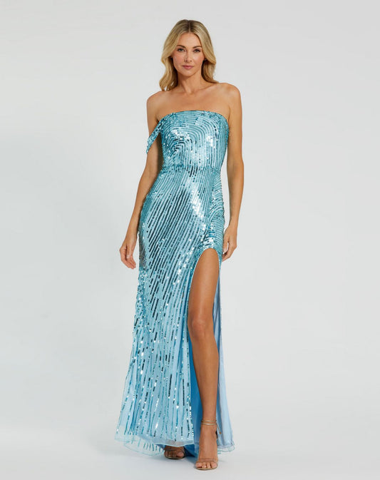 Sequin Formal Long Dress Sequin Formal Long Mac Duggal 6072