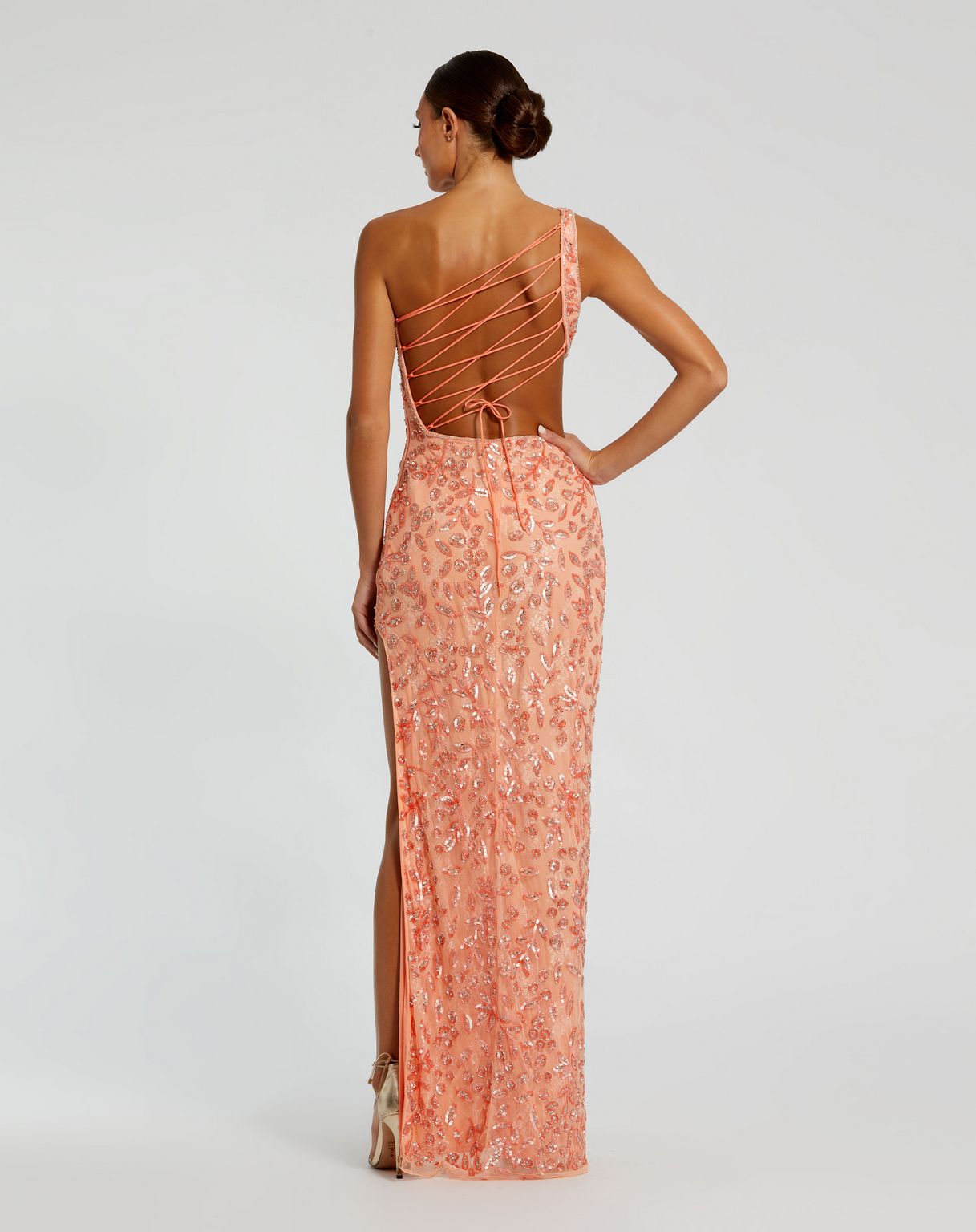 Sequin Cutout Formal Long Dress Sequin Cutout Formal Long Mac Duggal 6084