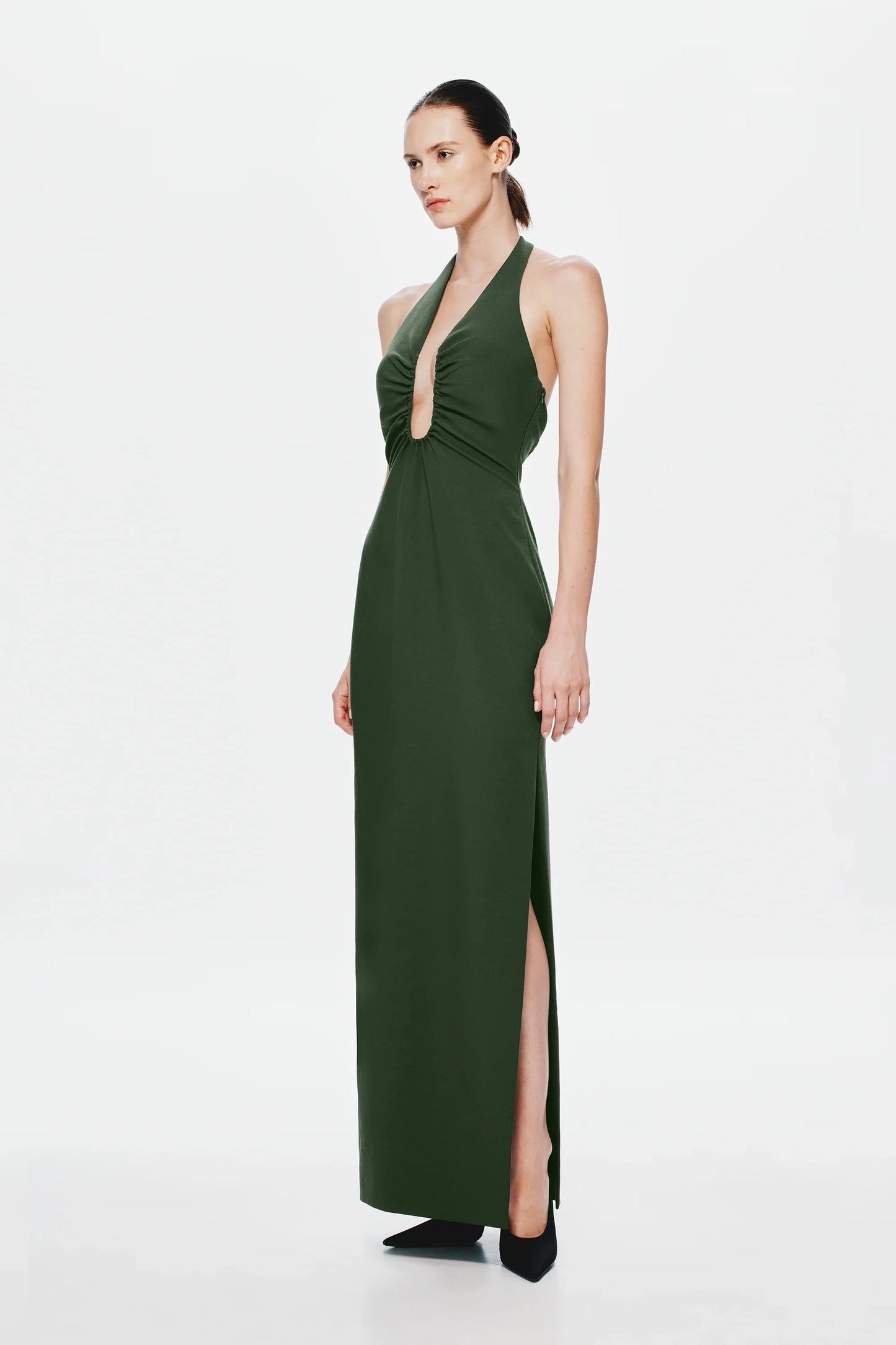 Misha Alusia Maxi Dress - Moss