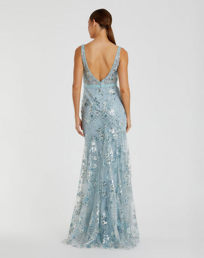 Prom Long Sleeveless Formal Dress Sleeveless Detail Mac Duggal 67481