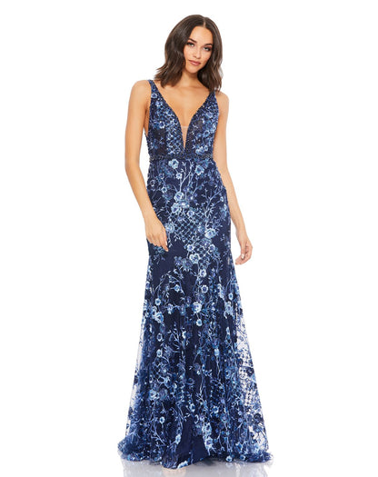 Prom Long Sleeveless Formal Dress Sleeveless Detail Mac Duggal 67481
