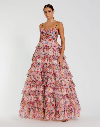 Long Spaghetti Strap Prom Gown Spaghetti Straps Mac Duggal 67966