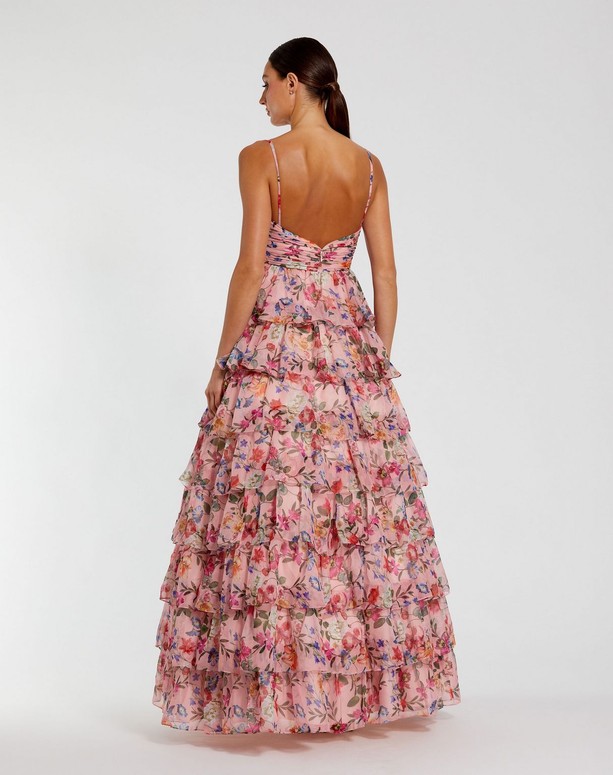 Long Spaghetti Strap Prom Gown Spaghetti Straps Mac Duggal 67966