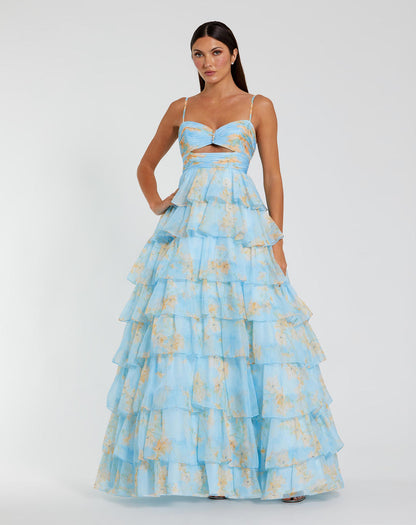 Long Spaghetti Strap Prom Gown Spaghetti Straps Mac Duggal 67966