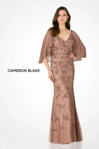 Cameron Blake CB783 Long Mother of the Bride Formal Sequin Dress