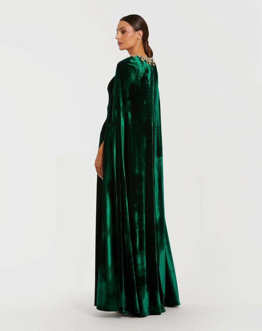 Long Velvet Dress Formal Mother of the Bride Mac Duggal 68977