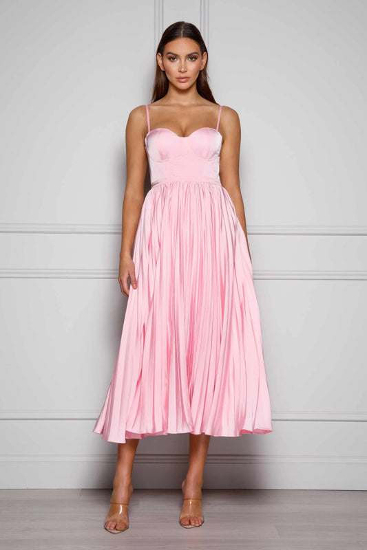 Milan Dress - Candy Pink
