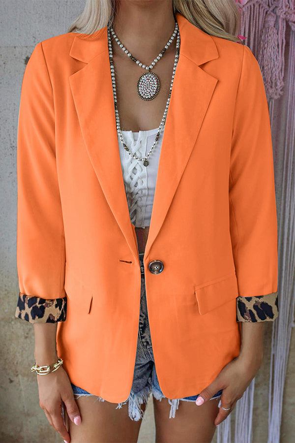 The Queenie Leopard Print Blazer