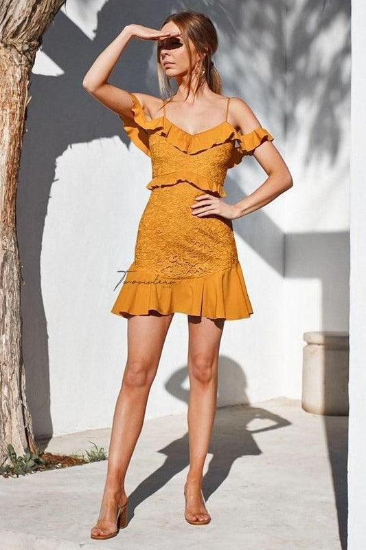 Lizzie Dress - Mustard