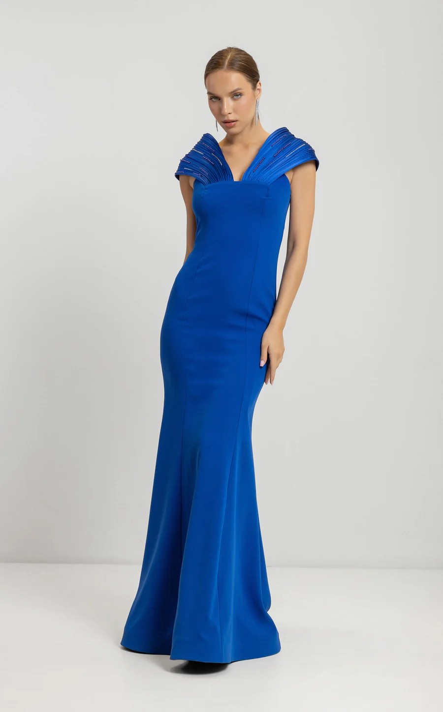 Odrella 7818 Long Mermaid Fit Formal Evening Dress