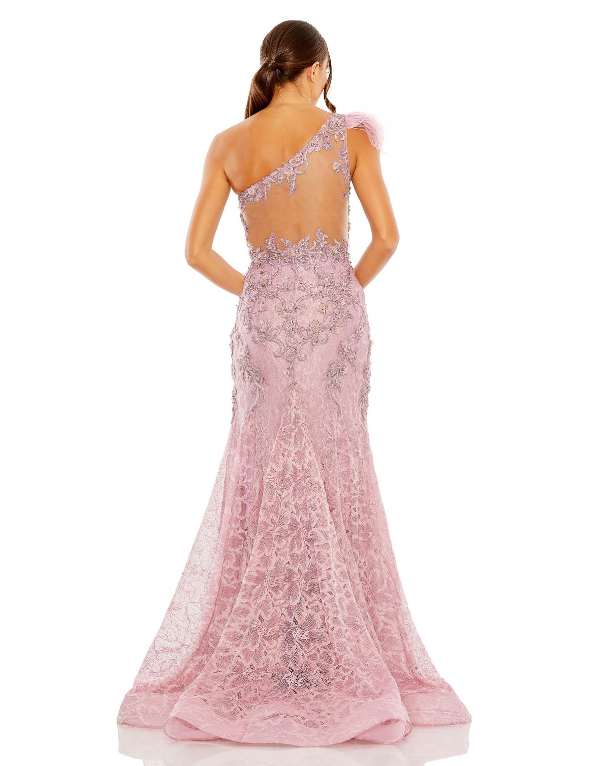 Prom Long One Shoulder Formal Gown One Shoulder Detail Mac Duggal 79264