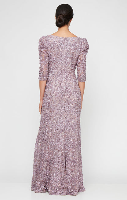 Alex Evenings 81122676 Long Sequin Lace Formal Evening Dress