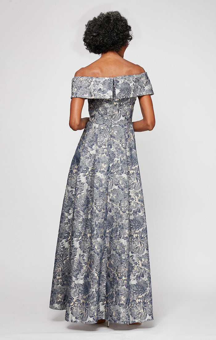 Alex Evenings 8181157 Long Ball Gown Floral Evening Dress