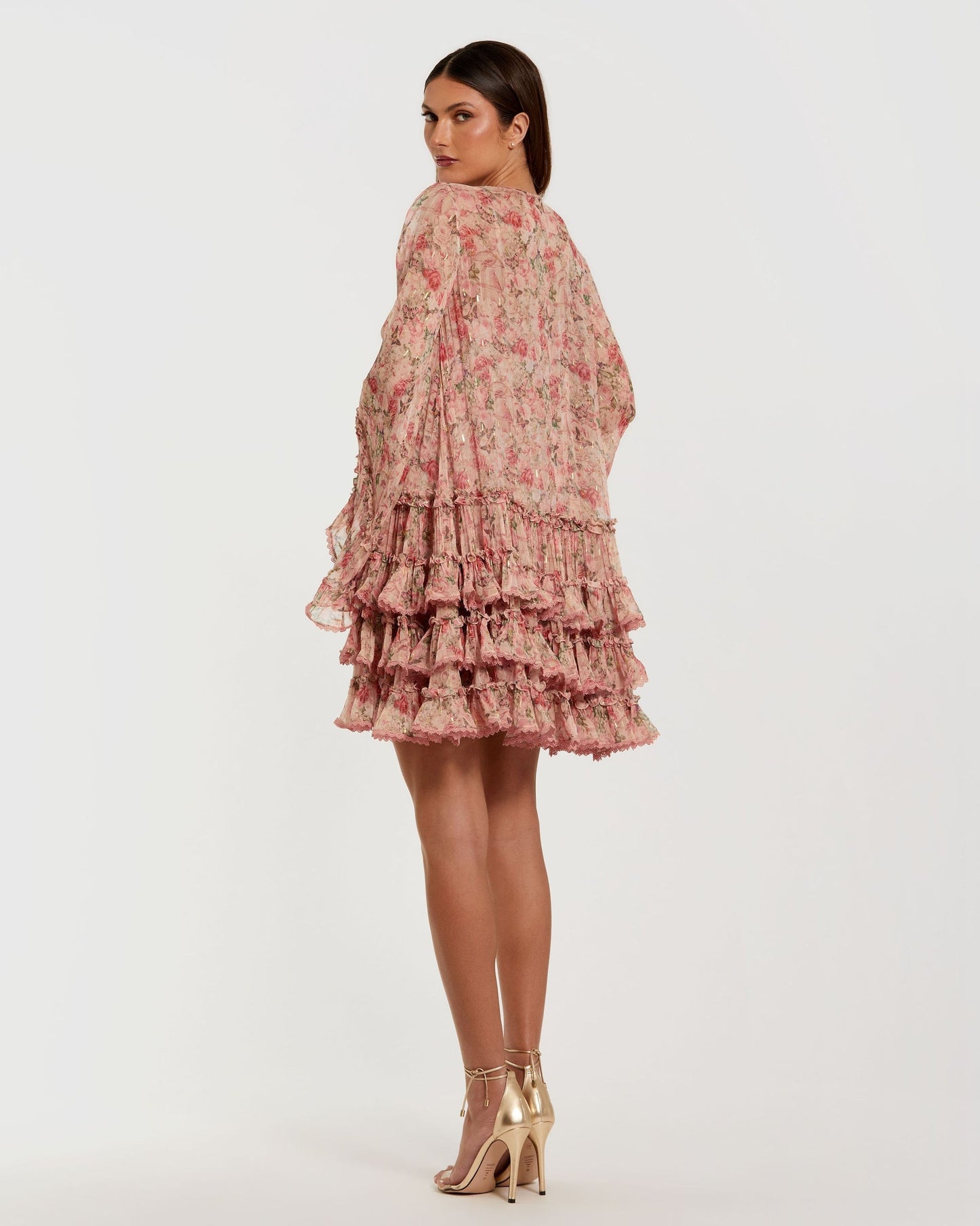 Homecoming Cocktail Dress Short Mini Ruffle Mac Duggal 8336