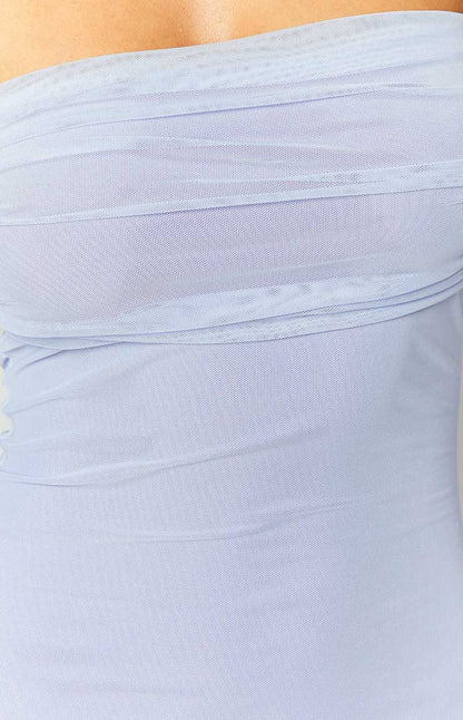 Odette Lilac Long Sleeve Formal Maxi Dress