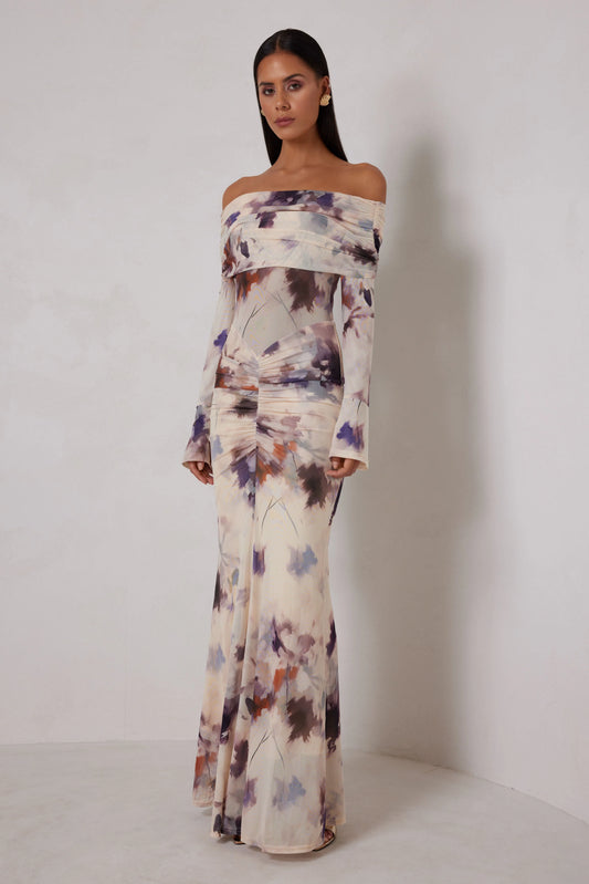 Paige Dress - Watercolour Bloom