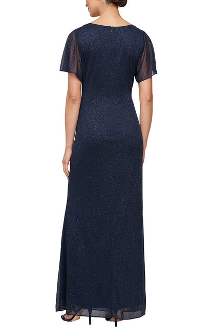 SL Fashions 9233233 Long Petite Mother of the Bride Dress