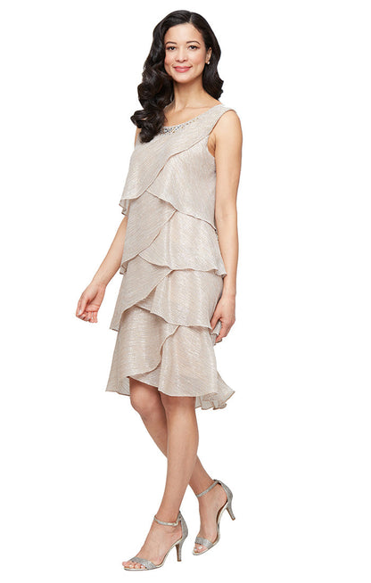 SL Fashions 9155215 Short Mother of the Bride Jacket Dress