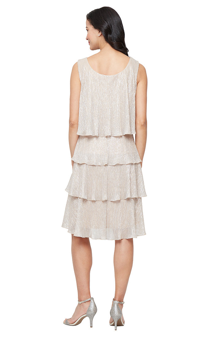 SL Fashions 9155215 Short Mother of the Bride Jacket Dress