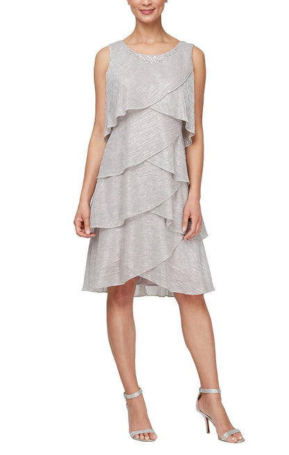 SL Fashions 9155215 Short Mother of the Bride Jacket Dress