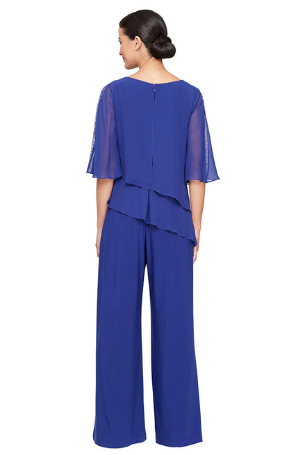 SL Fashions 9277537 Long Mother of the Bride Petite Jumpsuit