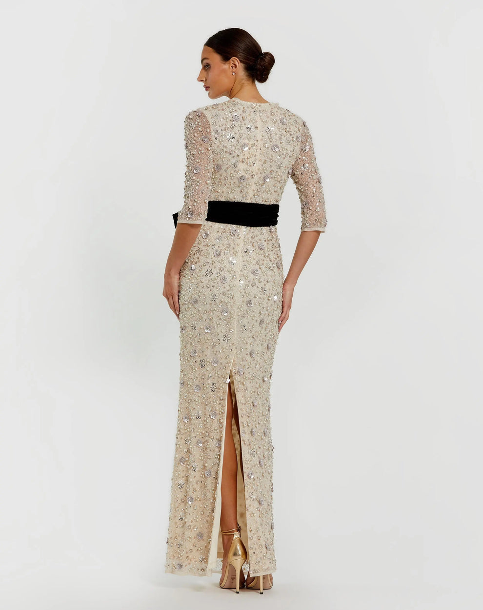 Long Formal Sequin Dress Mother of the Bride Mac Duggal 94166