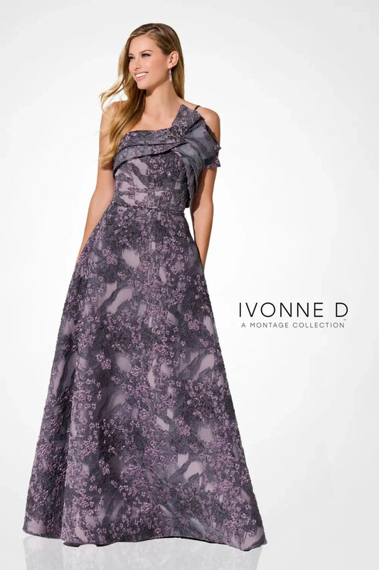 Ivonne D ID304 Long Formal A Line Evening Gown