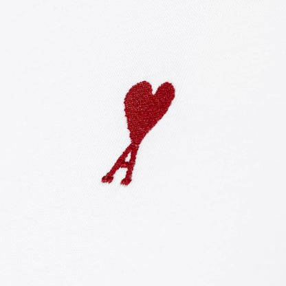 AMI Paris	Red Ami De Coeur T-Shirt