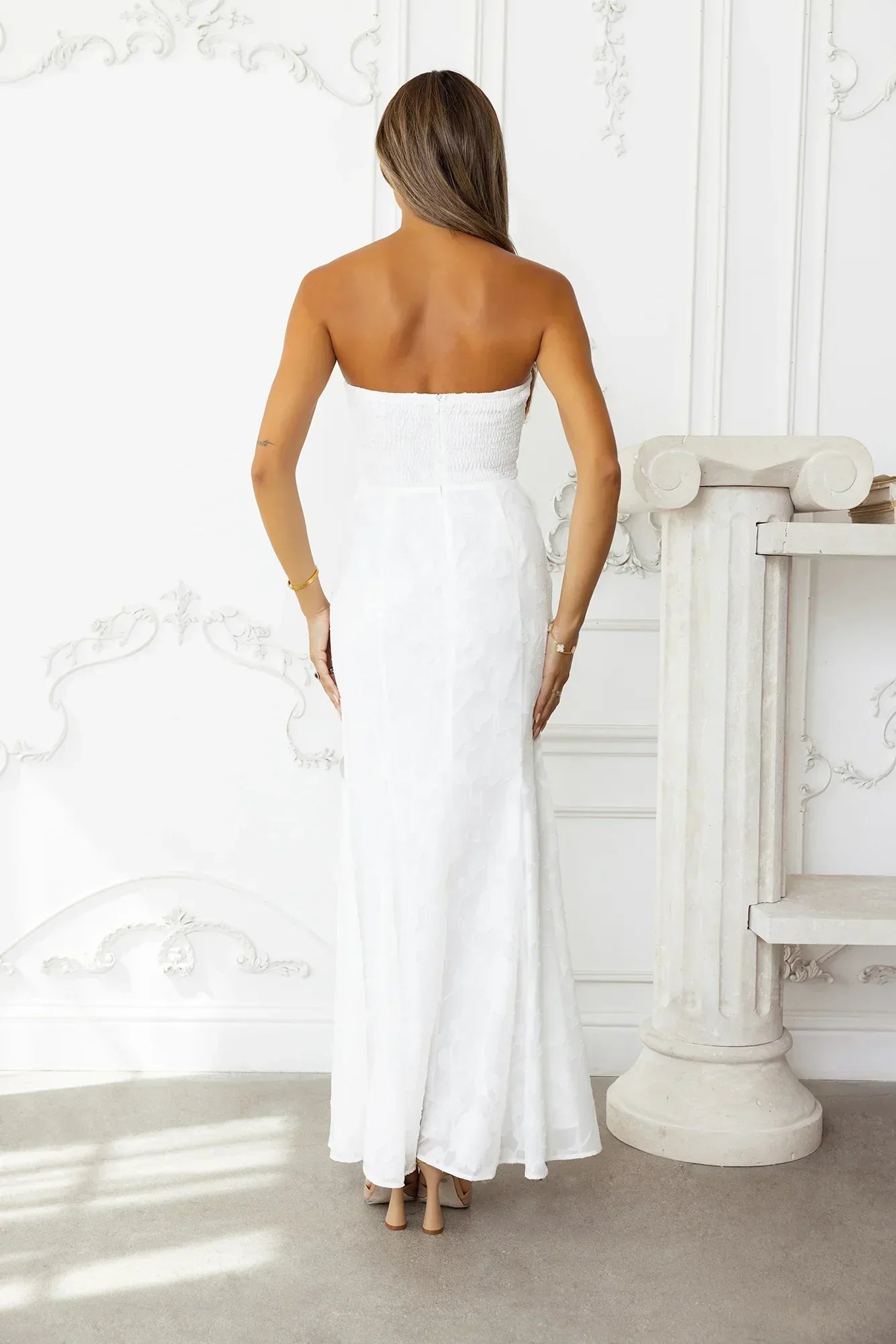 Sea Kissed Strapless Maxi Dress
