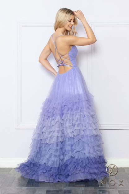 Nox Anabel C1420 Long Prom Ombre Dress