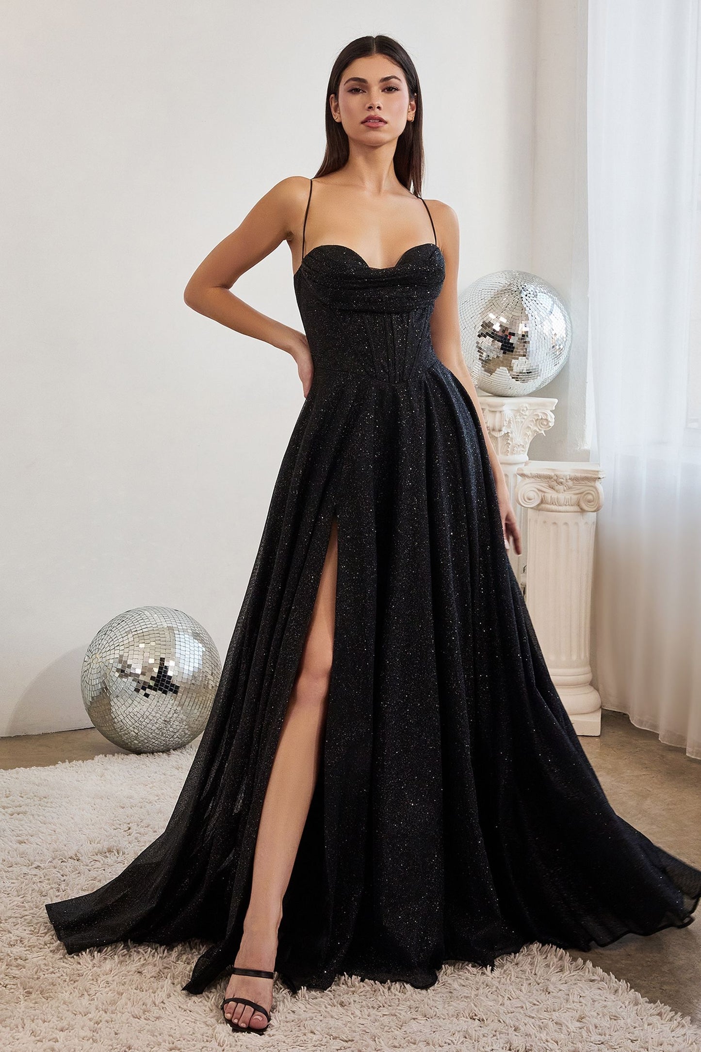 Sparkling Long Evening Prom Gown by LaDivine CD252