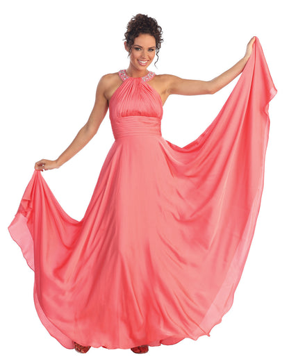 Flowey Long Prom Dress Formal