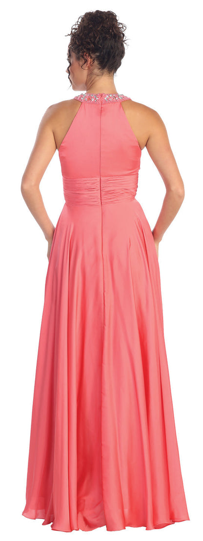 Flowey Long Prom Dress Formal