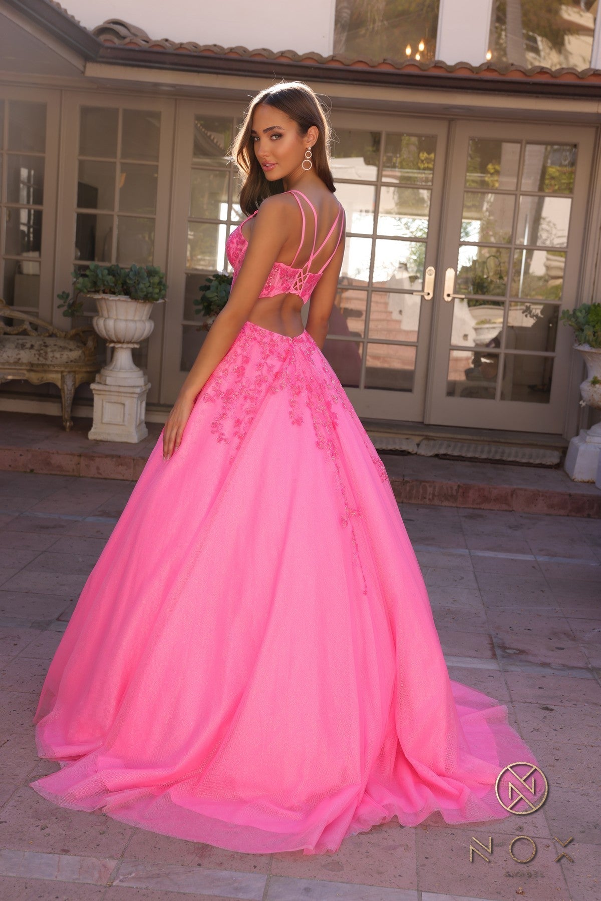 Nox Anabel H1357 Long Formal Prom Ball Gown