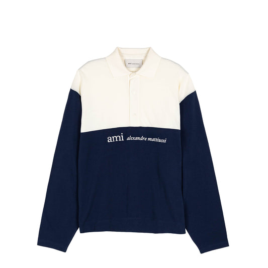 AMI Paris	Alexandre Mattiussi Embroidery Boxy Polo