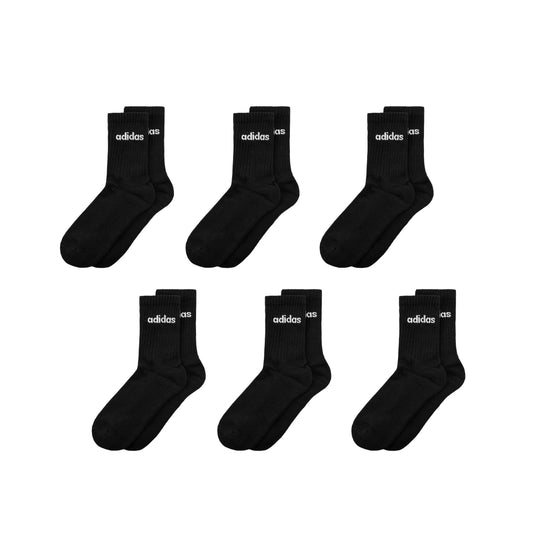 Cushioned Linear Crew Socks 6 Pack