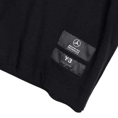 Y-3 x Mercedes-AMG PETRONAS F1 Team Logo Stack Short Sleeve Tee
