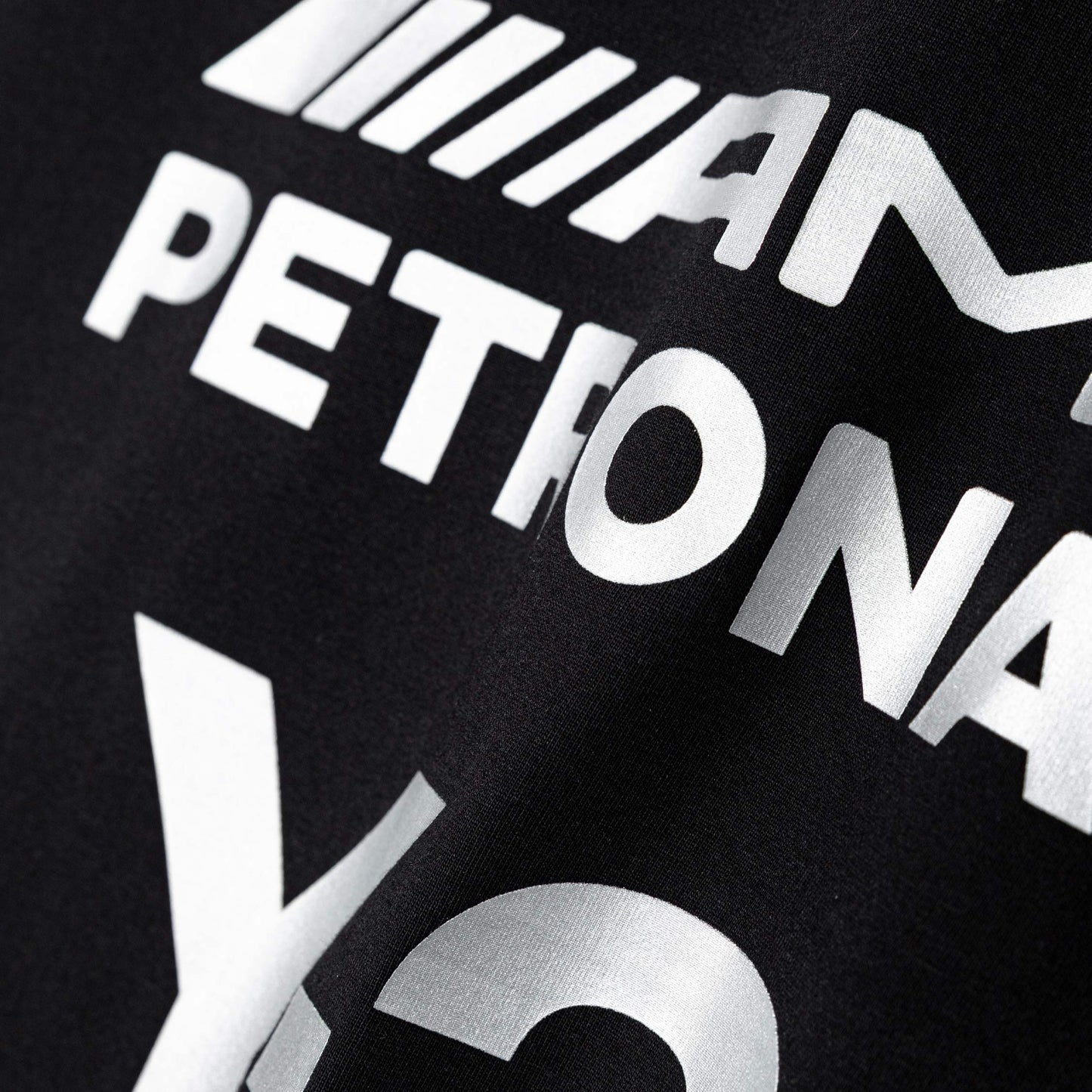 Y-3 x Mercedes-AMG PETRONAS F1 Team Logo Stack Short Sleeve Tee