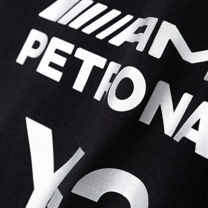 Y-3 x Mercedes-AMG PETRONAS F1 Team Logo Stack Short Sleeve Tee