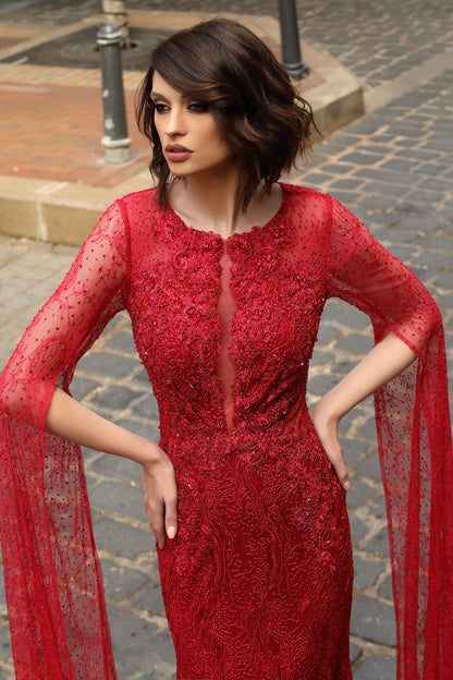 Modessa Couture M19023 Long Formal Mermaid Dress