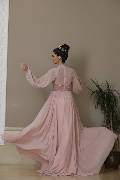 Modessa Couture M20259 Fitted Long Formal Beaded Dress