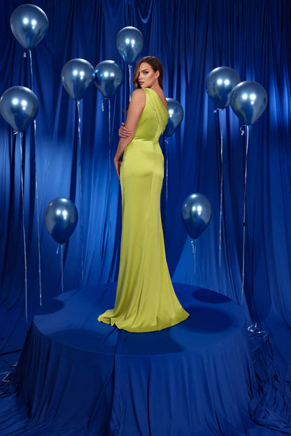 Modessa Couture M24621 Long Fitted Formal Slit Evening Prom Dress
