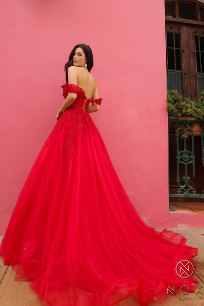 Nox Anabel R1303 Long A Line Prom Ballgown