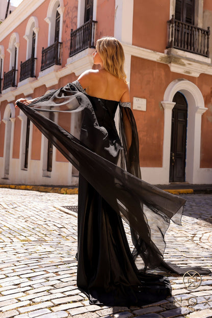 Nox Anabel R1312 Long Fitted Prom Slit Dress