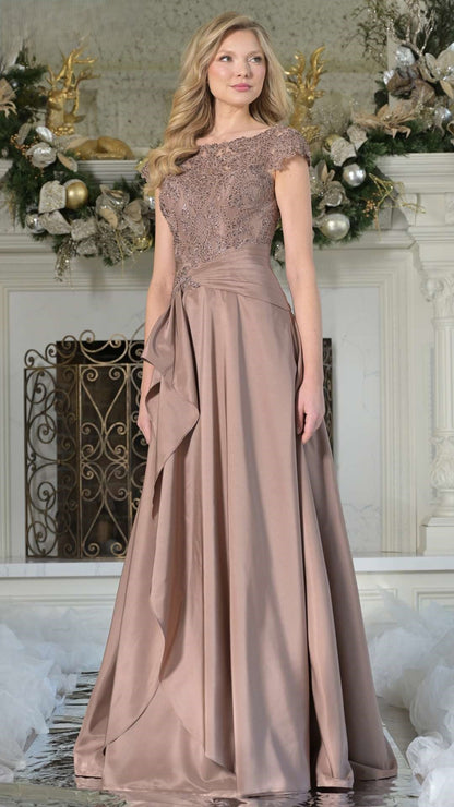 Rina di Montella 3327 Long Formal A Line Mother of the Bride Dress